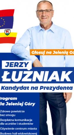 Jerzy Łużniak nasz Prezydent Miasta Jeleniej Góry